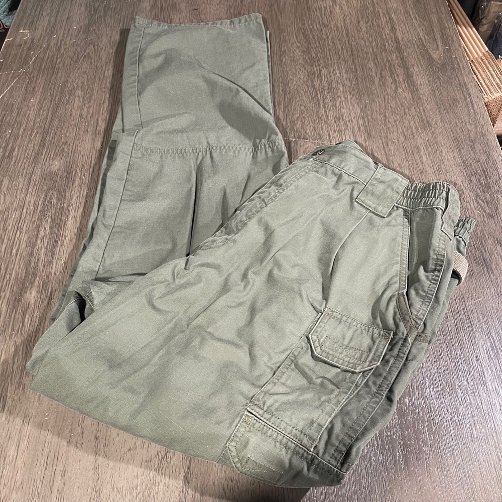5.11 Tactical Mens 36x34 Green Cargo Pants Ripstop 74273 Utility Outdoor